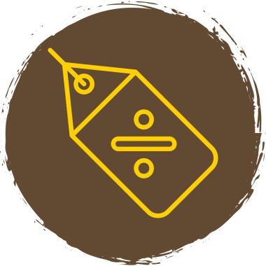 Fiyat etiketi web simgesi, vektör illüstrasyonu