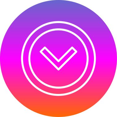 işaret simgesini işaretle, vektör illüstrasyonu 