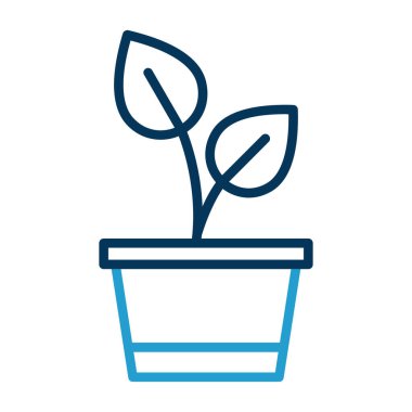 Çiçek. Web simgesi basit illüstrasyon