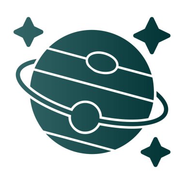Gezegen uzay yıldızları simgesi