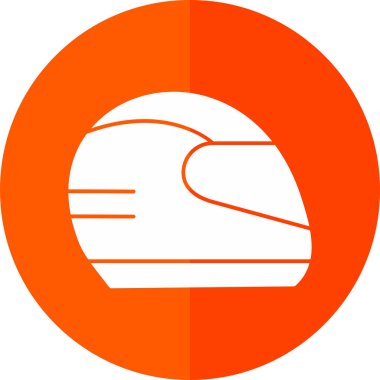 Kask simge yarış, illüstrasyon vektör 