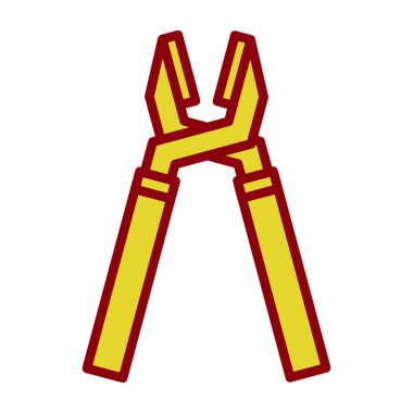 İnşaat vinci simgesi. Web için vinç vektör simgelerinin özet çizimi