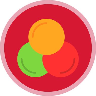 Yemek. Web simgesi basit illüstrasyon