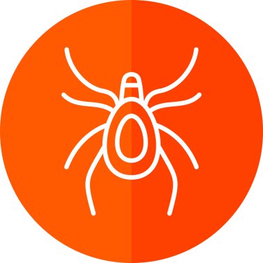 Örümcek ikonu vektör illüstrasyonu