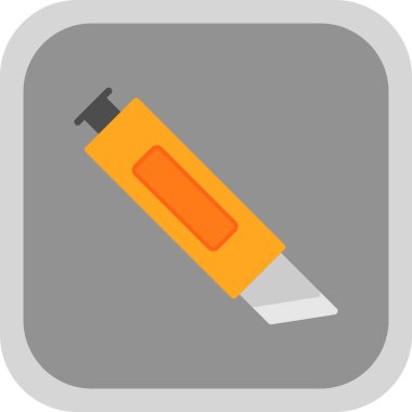 Cutter ağ simgesi vektör illüstrasyonu