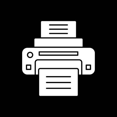  yazıcı web simgesi basit illüstrasyon