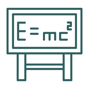 Bilim simgesi vektör illüstrasyonu
