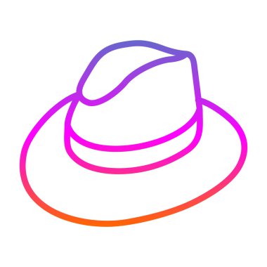 Şapka. Web simgesi basit illüstrasyon 