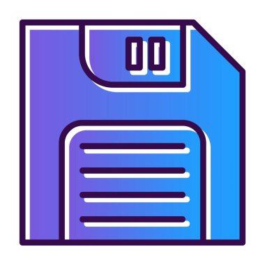 veri dizini simgesi, basit tasarım.