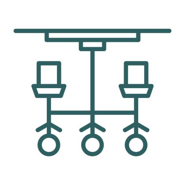 Modern simgenin vektör illüstrasyonu