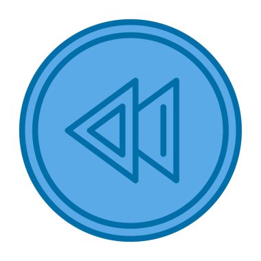 Basit düz illüstrasyon simgesini geri al