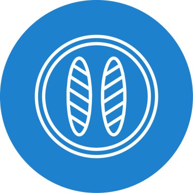 Benzersiz spiral vektör çizgisi simgesi