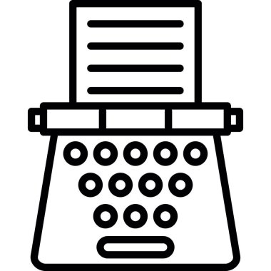 Daktilo simgesi, özet biçimi