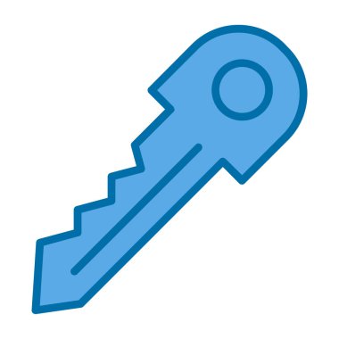 Anahtar. Web simgesi basit illüstrasyon