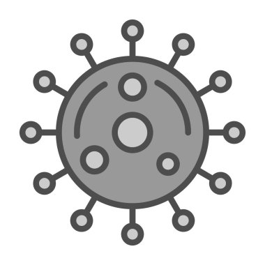 Virüs ikonu vektör illüstrasyonu