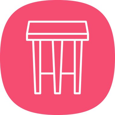 tablo simgesi vektör illüstrasyonu