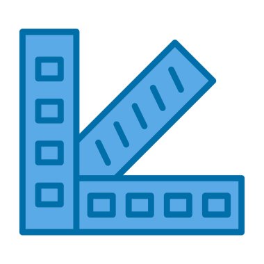 iki renk vektör simgesi