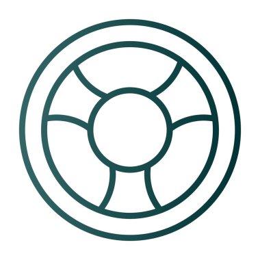 Direksiyon ikonu. vektör illüstrasyonu                  