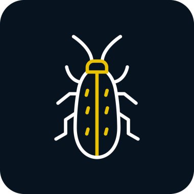 hata böceği simgesi vektör illüstrasyonu