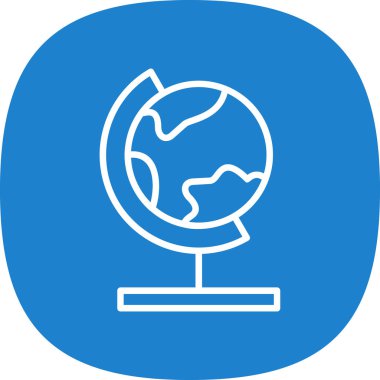 dünya küresel vektör düz tasarım 