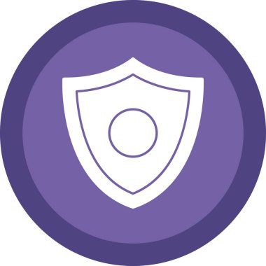 kalkan simgesi web basit illüstrasyon