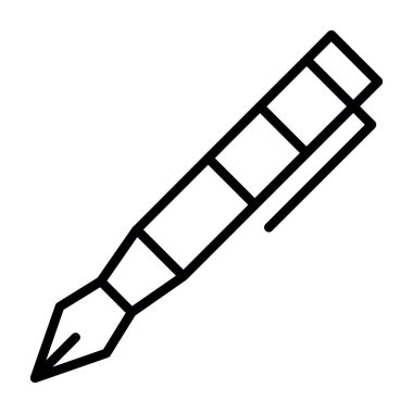 kalem simgesi vektör illüstrasyonu