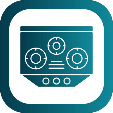 vektör müzik çalar simgesi illüstrasyonu