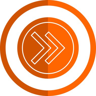 Ok. Web simgesi basit illüstrasyon