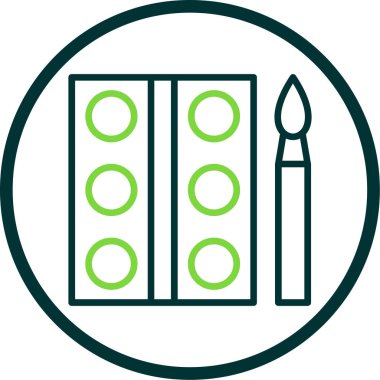 Modern bir simgenin vektör illüstrasyonu