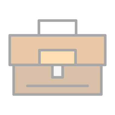 Çanta. Web simgesi basit tasarım