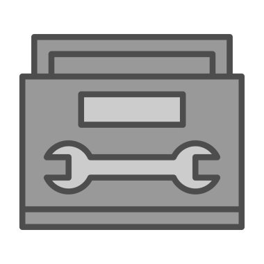 para düz simgesi, vektör, illüstrasyon