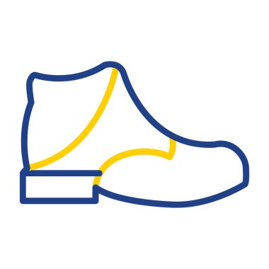 izole ayakkabılar düz stil tasarım vektörü