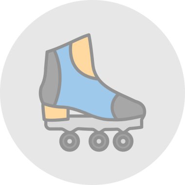 paten ayakkabı vektör simgesi