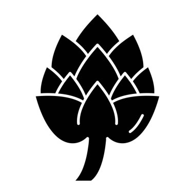 Enginar mı? Web simgesi basit illüstrasyon