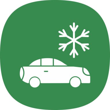 araba simgesi, vektör illüstrasyonu