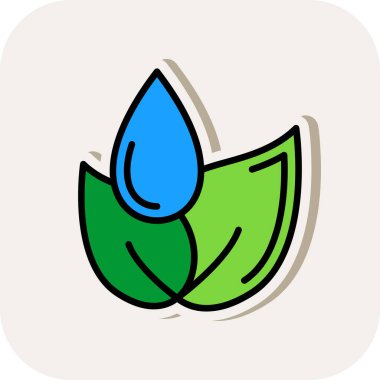 su damlaları vektör simgesi