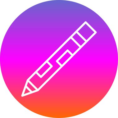 kalem simgesinin vektör illüstrasyonu