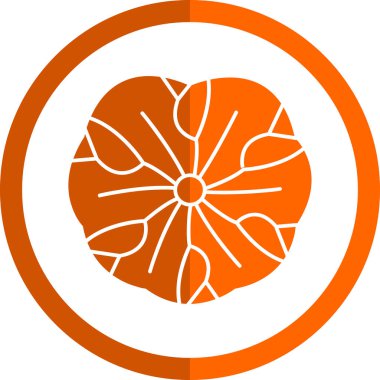 Bir çiçeğin vektör illüstrasyonu