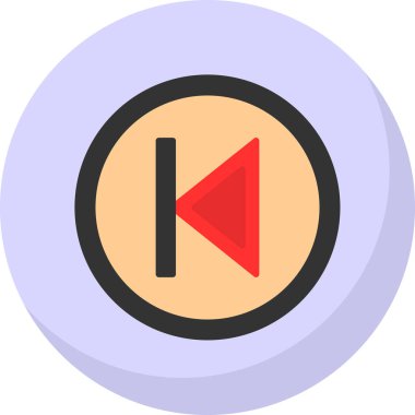 Çalma simgesinin vektör illüstrasyonu