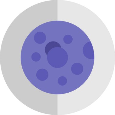 Ay. Web simgesi basit illüstrasyon