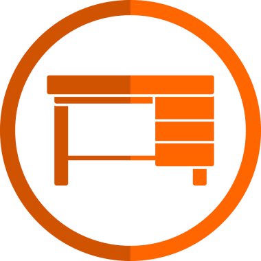 Mobilya simgesinin vektör illüstrasyonu