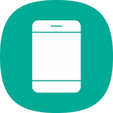 Akıllı telefon simgesinin vektör illüstrasyonu 