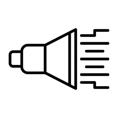 megafon simgesi, özet vektörü