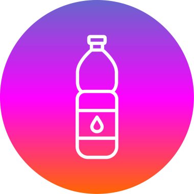 su şişesi ikonu vektör çizimi tasarımı 