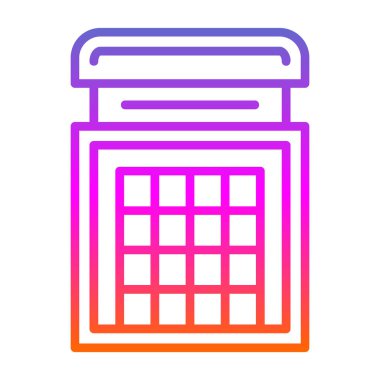 Takvim simgesi vektör illüstrasyonu