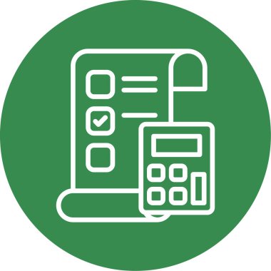 finanse web simgesi vektör illüstrasyonu