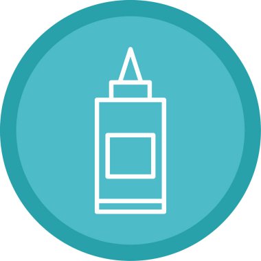 Yapıştırıcı ağ simgesi, vektör illüstrasyonu 