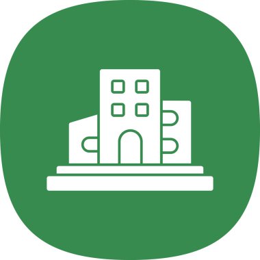 modern yapı web simgesi, vektör illüstrasyonu