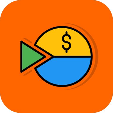 Vektör Doları para simgesi