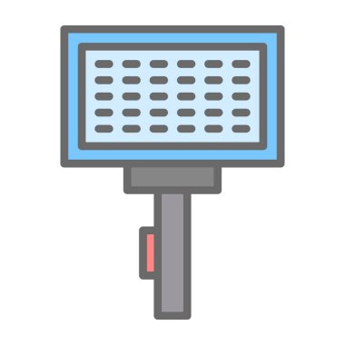 fırça ağ ikonu vektör illüstrasyonu